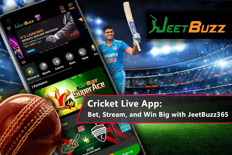 Cricket Live App: Bet, Stream, and Win Big with JeetBuzz365